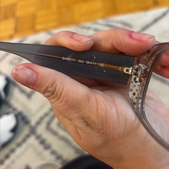 UNREAL blumarine 90s y2k eyeglasses frames * read description iridescent - Picture 3 of 10